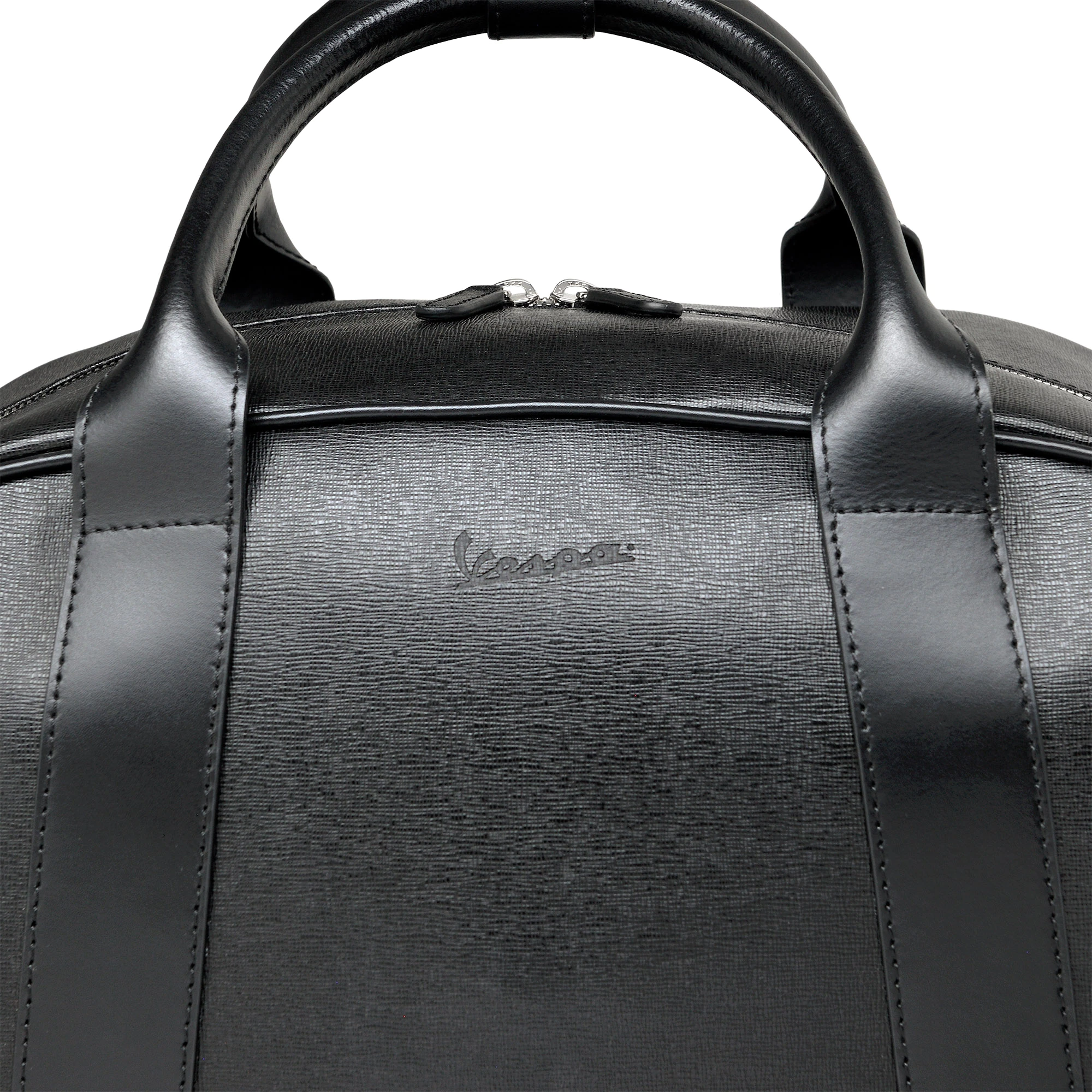 Sac en cuir arrière original Vespa pour GTS - noir