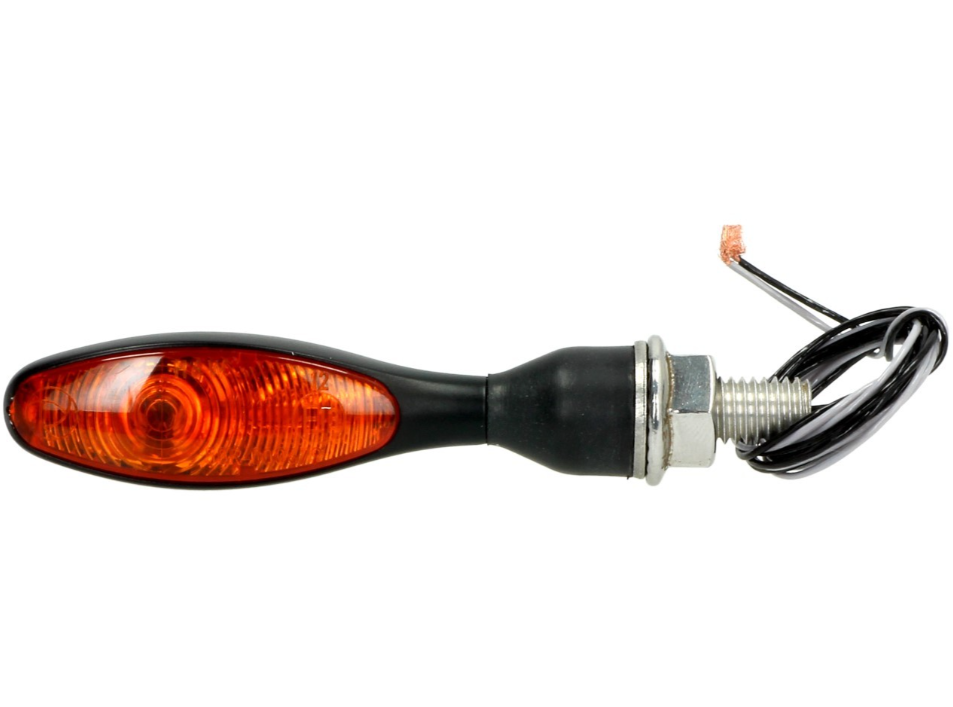 Clignotants Kellermann, Micro 1000 halogène, acier, halogène, HR/HL, 12 V, 6 W, noir satiné