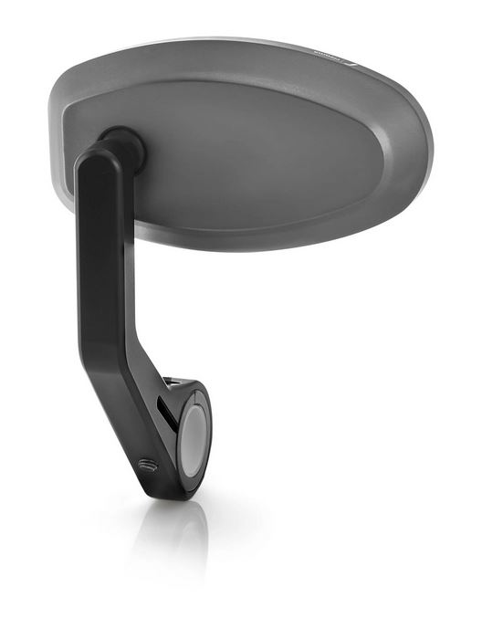 Rétroviseur d'extrémité de guidon RIZOMA "REVERSE RETRO" gauche ou droite pour Vespa, gris anodisé