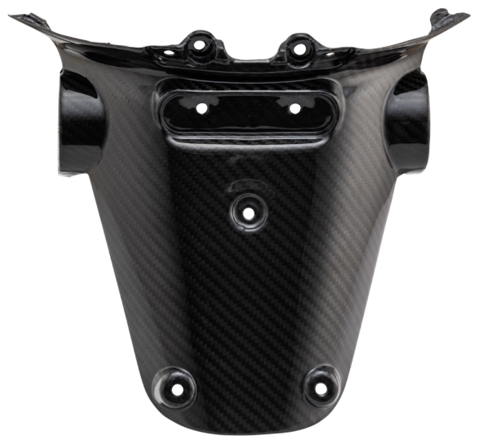 Support de plaque d'immatriculation pour Vespa Primavera/Sprint 50-150ccm, carbone