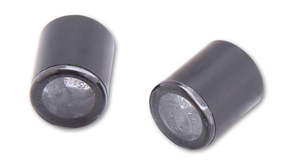 HIGHSIDER Pro Proton Module de clignotant LED boîtier noir / lentille gris fumée (paire), avant & arrière