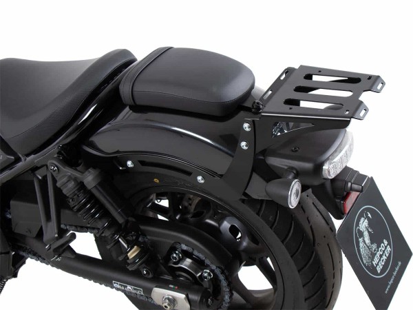 Porte-bagages arrière souple Minirack noir pour Honda CMX 1100 Rebel /DCT /SE (25-) Hepco & Becker