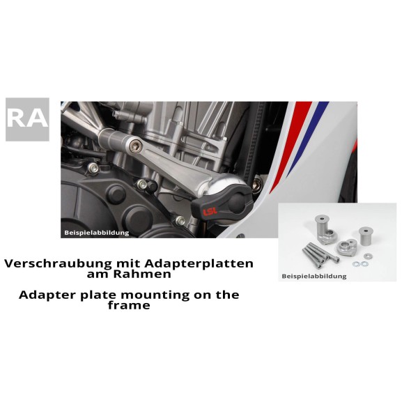 LSL Crash Pad Befestigungskit für Yamaha YZF-R1, 2007-2008