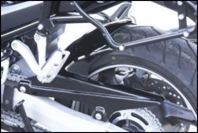 Garde-boue arrière, noir pour Suzuki GSF650 BJ. 2007-2008/ GSF650 BJ. 2009-2013
