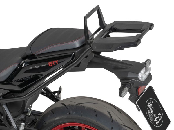 Support de top case Alurack noir pour Suzuki GSX-8TT (25-) Hepco & Becker