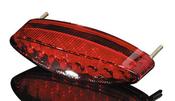 HIGHSIDER smart Number1 LED Mini feu arrière rouge Avec éclairage de la plaque d'immatriculation (1pc)