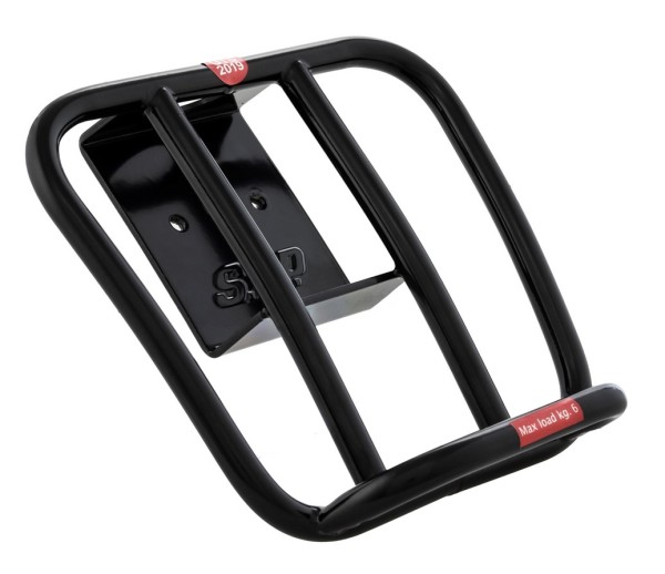 Porte-bagages arrière 70's pour Vespa GTS / GTS Super HPE 125-300 ('19-), noir brillant