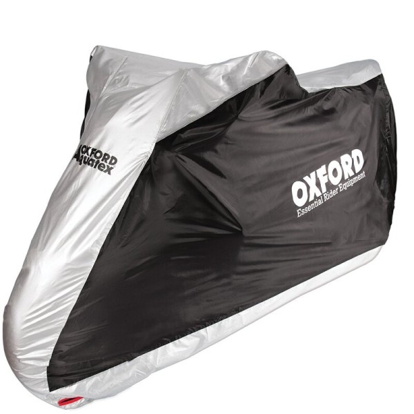 Oxford Bâche Intérieur / Extérieur Aquatex Noir/Argent - Moto / Scooter - XL