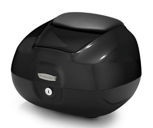 Top case 37 L avec dossier pour Piaggio MP3 HPE RST 400 Classic (2022) - nero cosmo 98/A