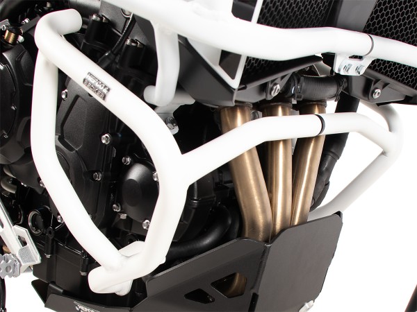 Arceau de protection moteur blanc pour Triumph Tiger 900 GT / Pro (24-) Hepco & Becker