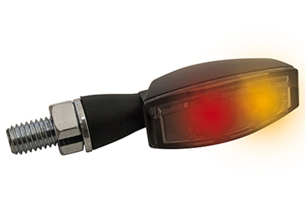 HIGHSIDER pro Blaze LED feu arrière, feu stop, clignotant noir/teinté 3en1, homologué E (paire)