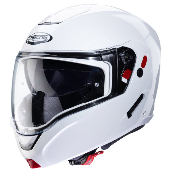 Caberg casque Horus X blanc métallisé