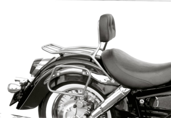 Solorack avec dossier chromé pour Honda VT 1100 C3 Shadow (98-00) Hepco & Becker