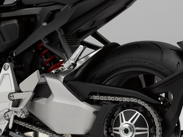 Garde-boue arrière look alu pour Honda CB1000R (BJ 18-)