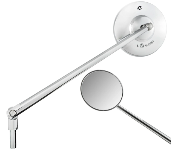 Rétroviseur standard gauche ou droit pour Vespa PX 125-200ccm, chrome