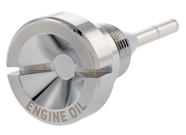 Bouchon de remplissage d'huile moteur pour Vespa, chromé