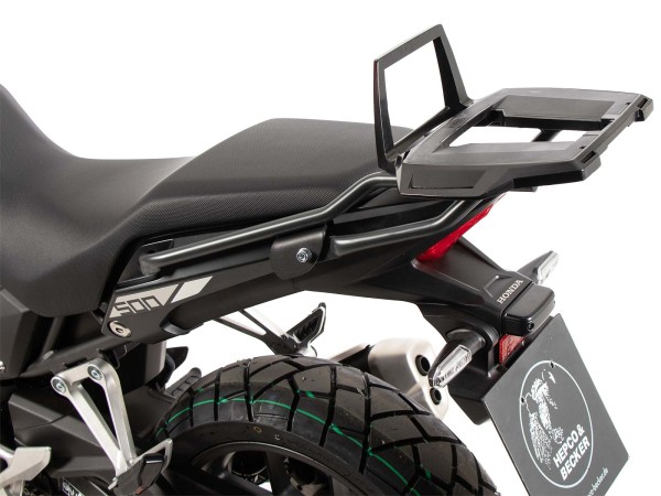 Support de top case Alurack anthracite pour Honda NX 500 (24-) Hepco & Becker