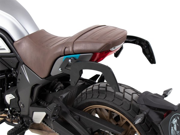 Supports latéraux C-Bow noirs pour CF Moto 700 CL-X (22-24) Hepco & Becker