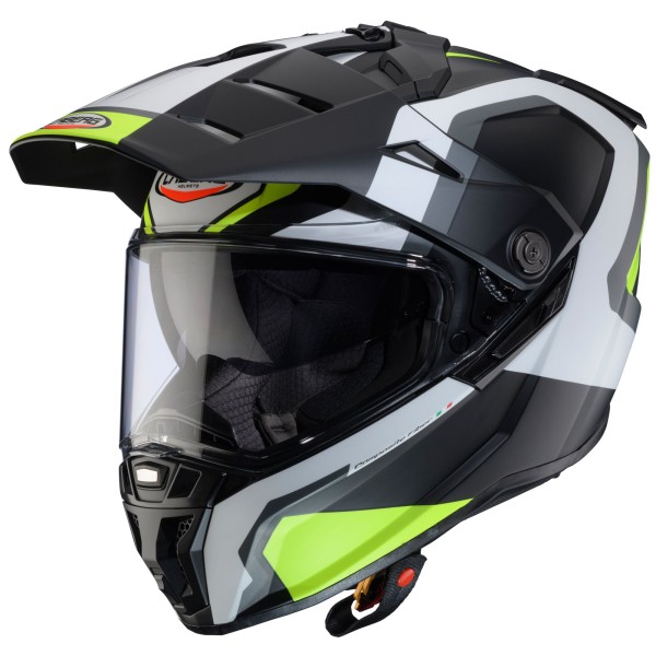 Caberg casque Tanami Scram noir mat/gris-fluo-jaune