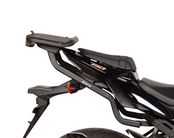 Support de top case Shad, peint en noir, pour Suzuki GSR 750 (11-16)