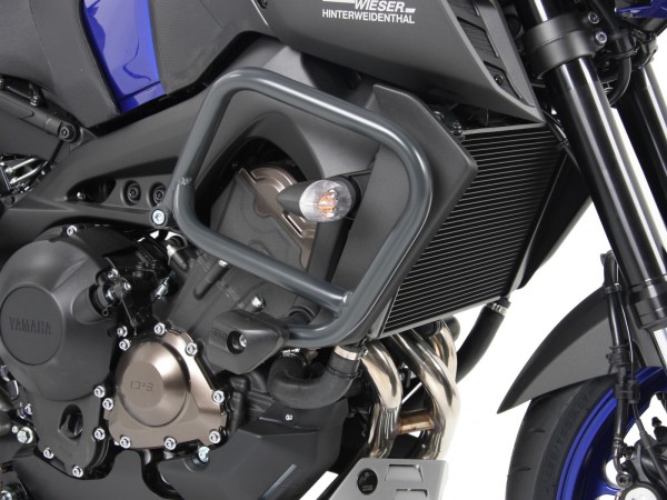 Arceau de protection moteur avec ProtectionPad anthracite pour Yamaha MT-09 (année 17) Hepco & Becker