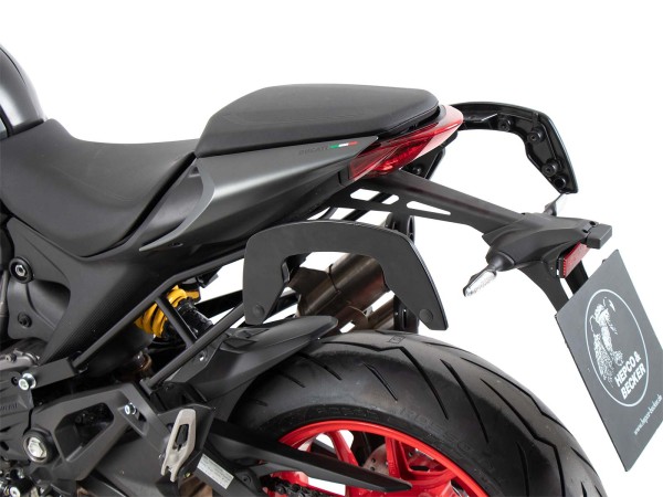 Supports latéraux C-Bow noirs pour Ducati Monster 937 / 937+ (21-) Hepco & Becker