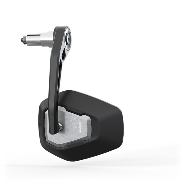 HIGHSIDER pro Rétroviseur d'extrémité de guidon Esagano-RS EVO noir/argent (1pc)