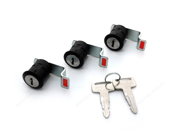 Ensemble de serrures pour valises latérales / top cases pour Tracer 700 / 900 et FJR 1300 Original Yamaha
