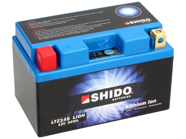 Batterie Shido LTZ14S, 12 V, 5 A, Lithium Ion