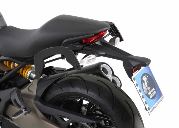 Support latéral C-Bow noir pour Ducati Monster 821 (14-17) Hepco & Becker