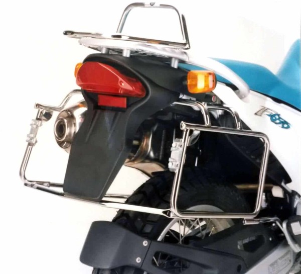 Supports de valises latérales fixes vissés noirs pour BMW F 650 (93-96)/F 650/F 650 ST (97-00)