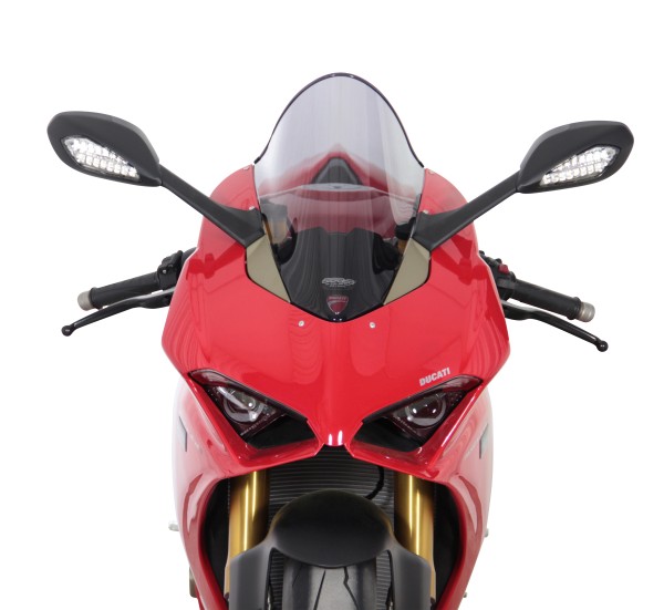 Ecran racing "R" gris fumé pour Panigale V4 /R /S Orignal MRA