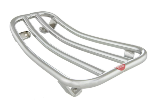Porte-bagages passe-partout chromé pour Vespa Primavera/Sprint 50-150ccm