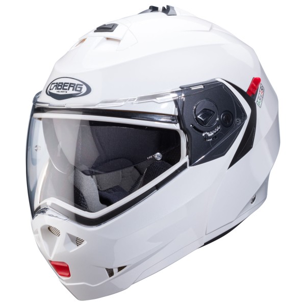 Caberg casque Duke X blanc métallisé