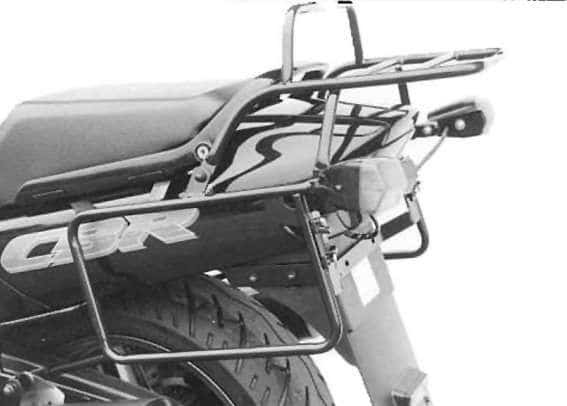 Pont à bagages tubulaire Support de top case et support de valises latérales pour Honda CBR 1000 F (89-92) Hepco & Becker