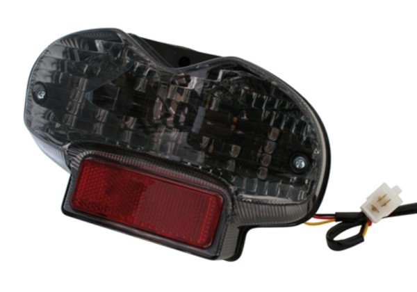 HIGHSIDER smart Feu arrière LED noir Suzuki Style, homologué E (1pc)