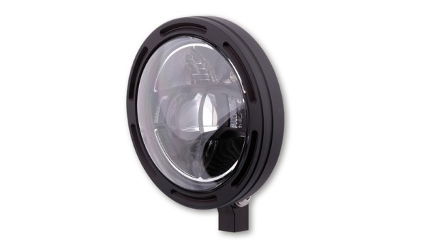 HIGHSIDER pro 5 3/4 pouces Phare Frame-R2 Type 10 LED Noir Fixation inférieure
