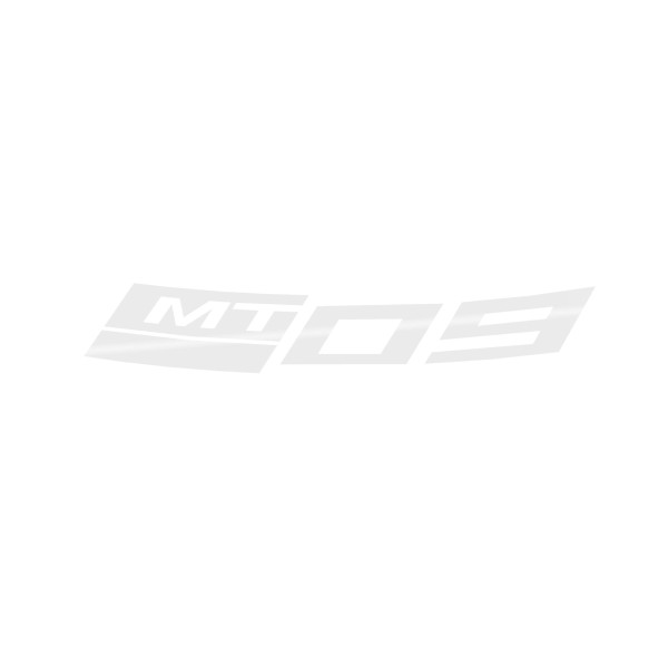 Autocollant réfléchissant argenté pour jante de roue avant MT-09, d'origine Yamaha