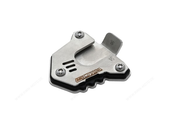 Élargissement du pied de béquille latérale pour Honda XL 750 Transalp, noir