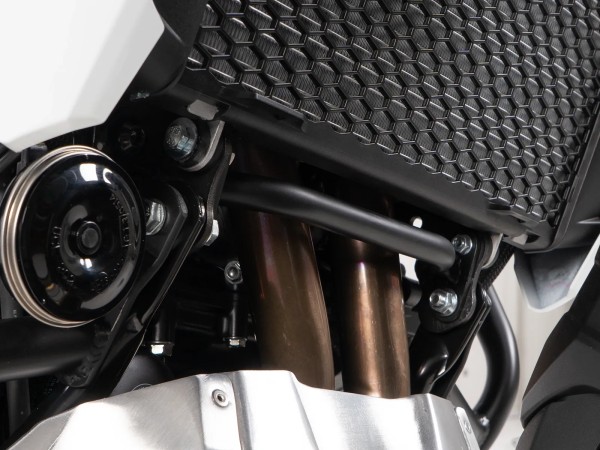 Barre de renfort noire pour le pare-chocs moteur de la XL 750 Transalp E-Clutch (26-) Hepco & Becker