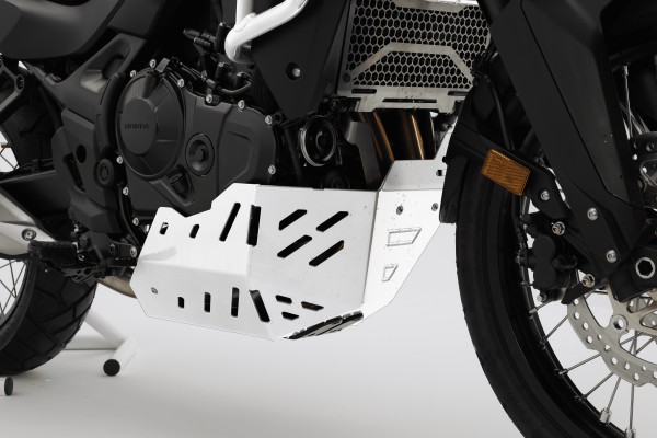 Plaque de protection moteur en aluminium pour Honda XL 750 Transalp, blanche