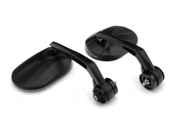 Rétroviseur final de guidon, noir pour Moto Guzzi V7 850 2021-