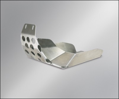 Protection anti-encastrement, argent, serrage argent pour Suzuki V-Strom 650 BJ. 2009-2011/ V-Strom 650 BJ. 200