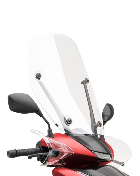 Pare-brise haut Matt Pearl Diaspro Red pour Honda SH 350i (21-) Original