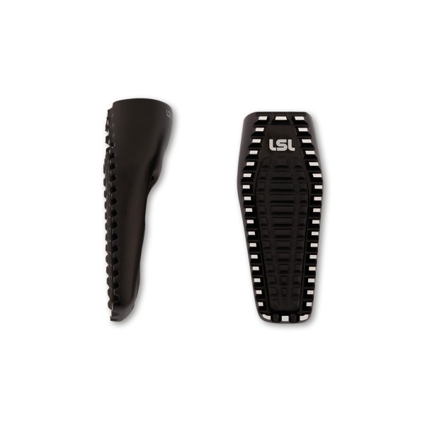 LSL Fußrasten ERGONIA, Austauschfußrasten mit Gummieinlage, schwarz