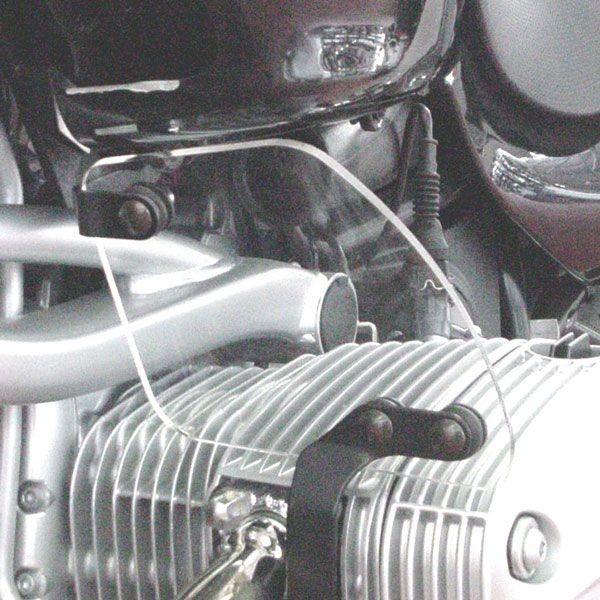 Protège-jambes pour BMW R 1150 R /Rockster(99-06), paire, fumé clair