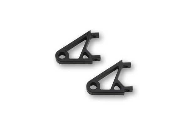 Porte-lampe HIGHSIDER pro XS noir CNC, aluminium (paire)