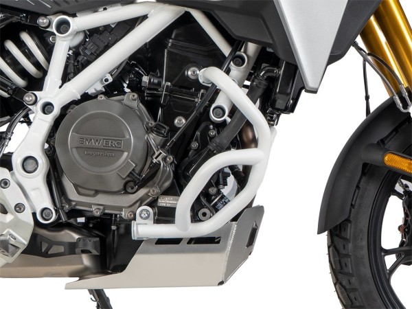 Arceau de protection du moteur blanc pour BMW F 450 GS (25-) Hepco & Becker