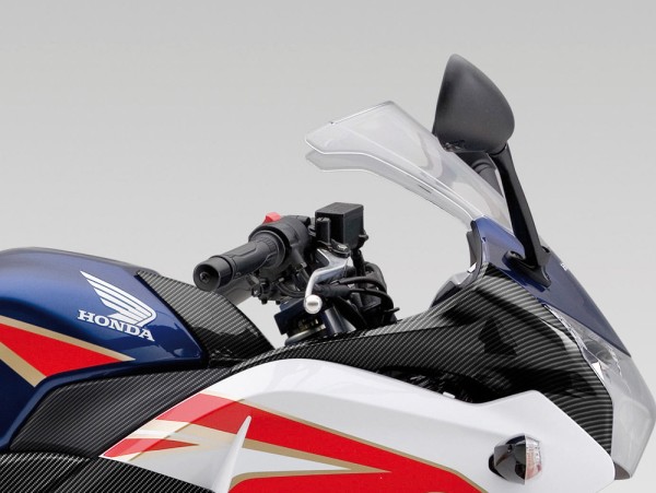 Couvercle de réservoir d'origine Honda CBR125R, look carbone