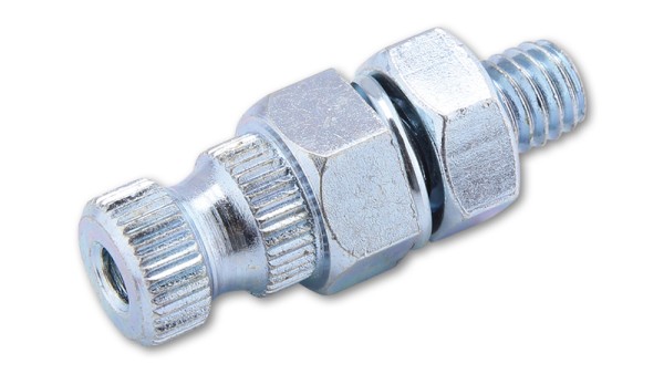HIGHSIDER smart Tige de clignotant chromée Pour Honda, Kawasaki, 25mm (1pc)